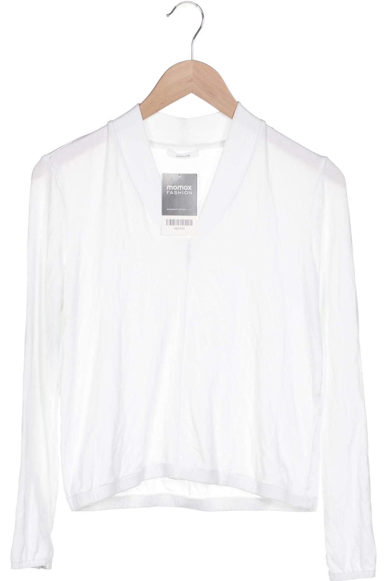 

Opus Damen Langarmshirt, weiß, Gr. 36