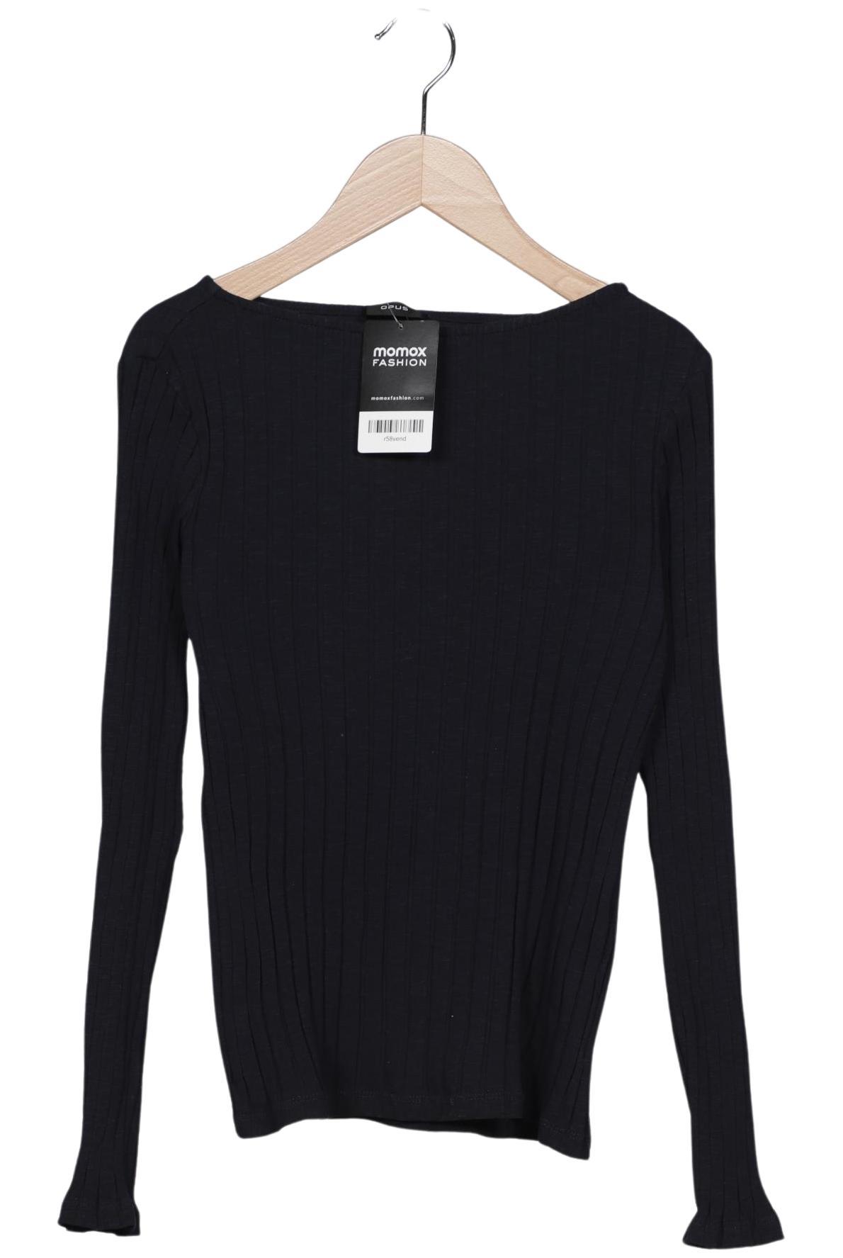 

Opus Damen Langarmshirt, marineblau, Gr. 36