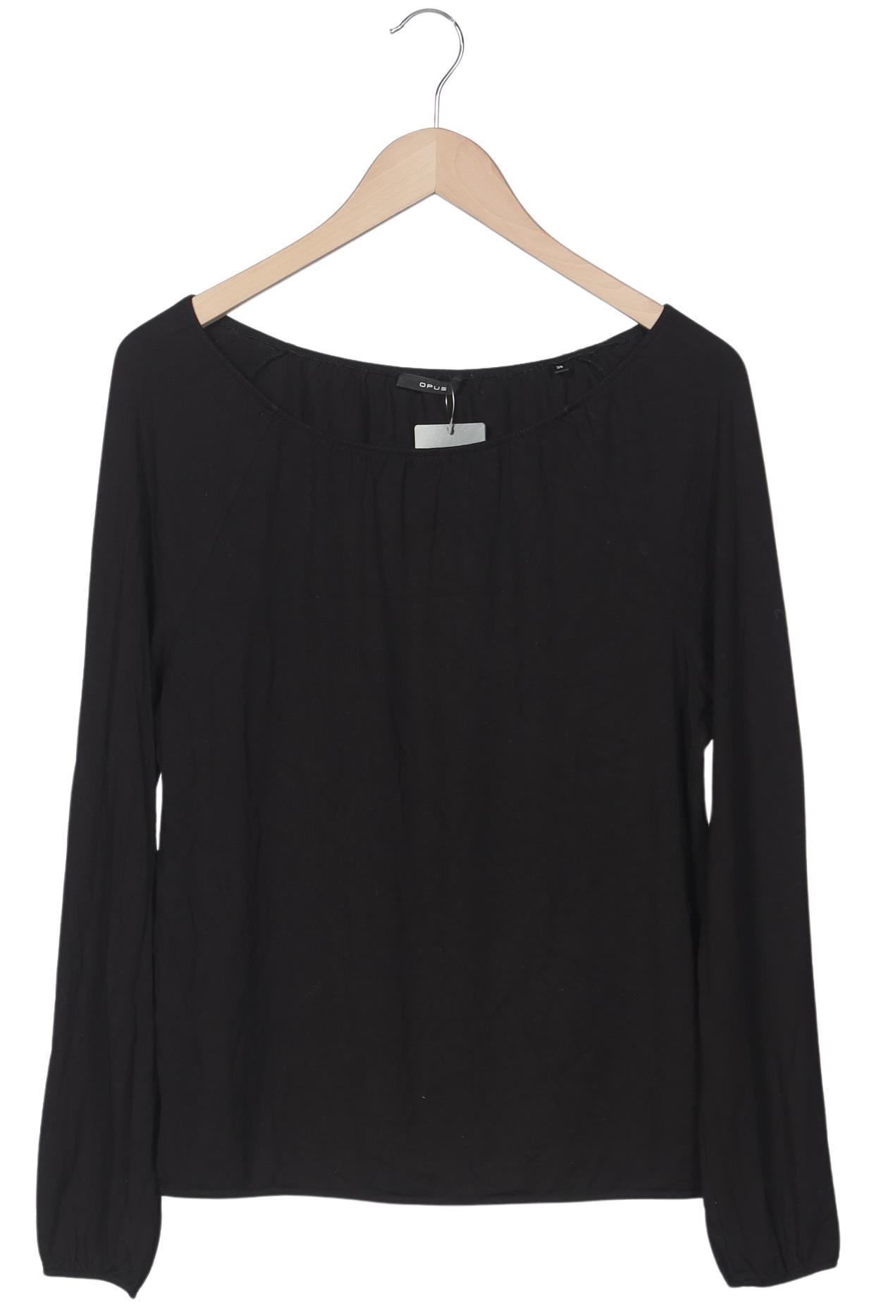 

Opus Damen Langarmshirt, schwarz, Gr. 38