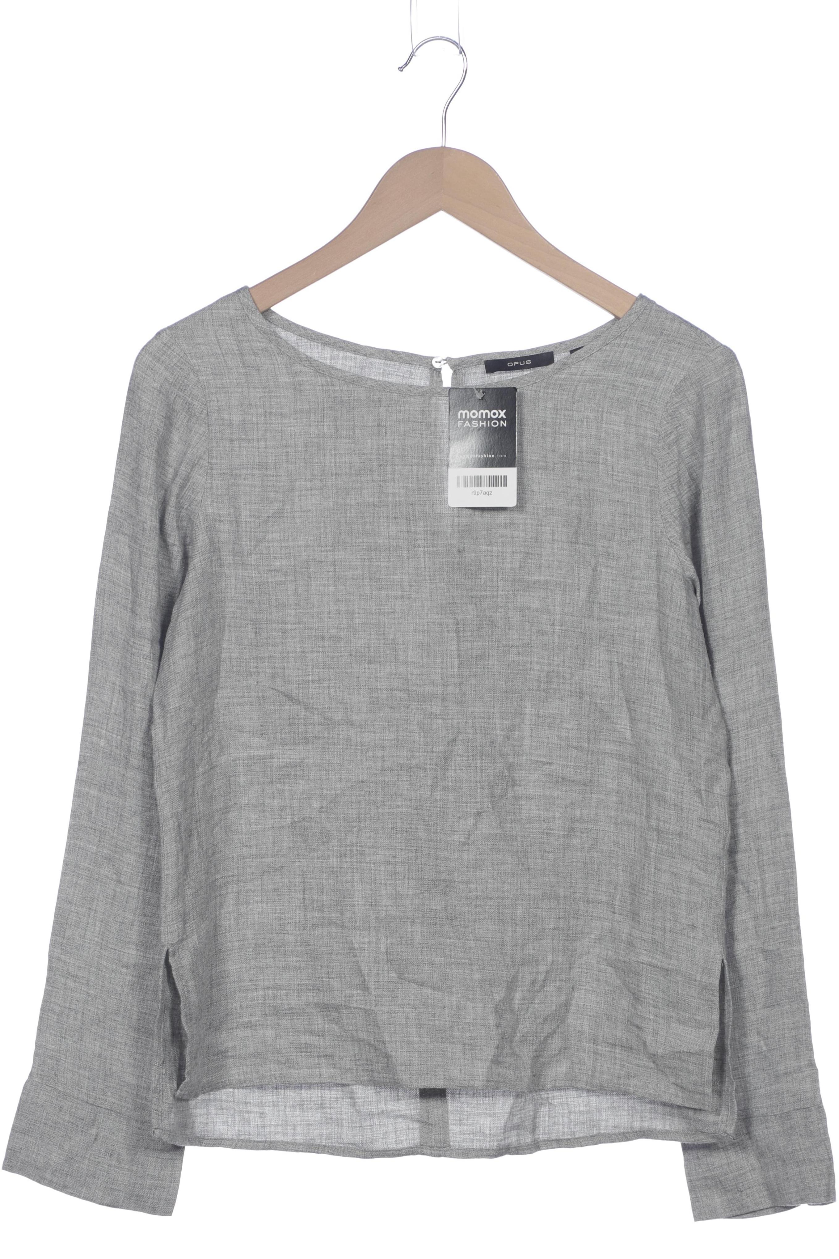 

Opus Damen Langarmshirt, grau, Gr. 36