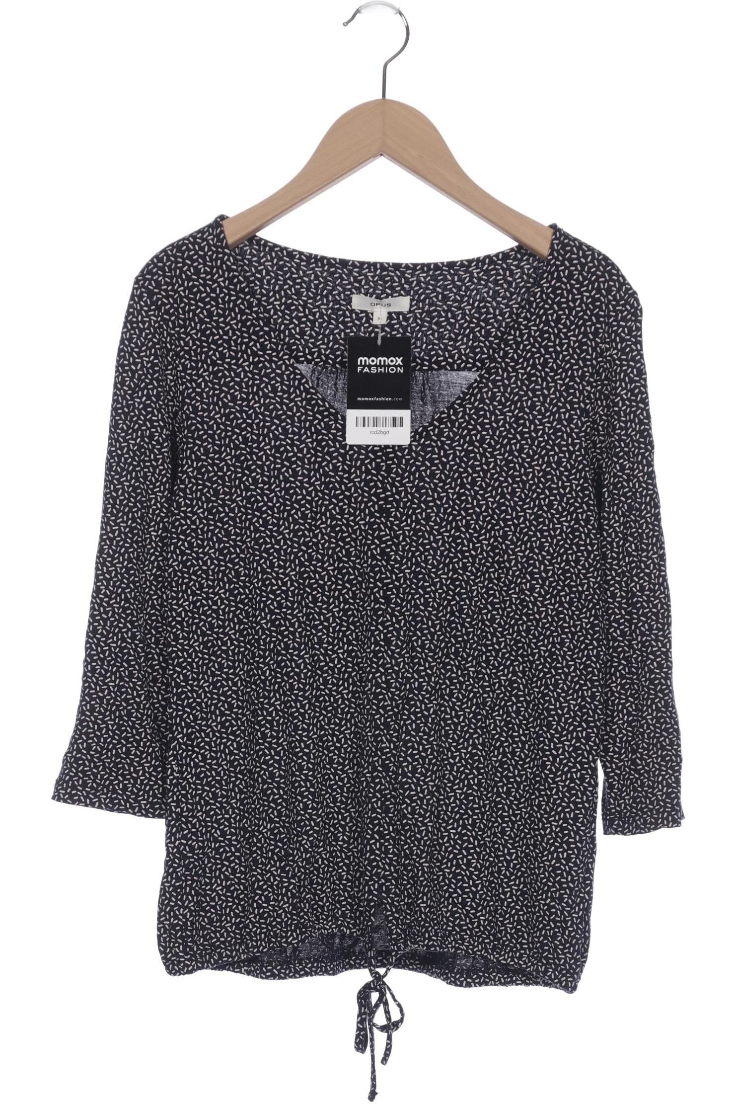 

Opus Damen Langarmshirt, marineblau, Gr. 36