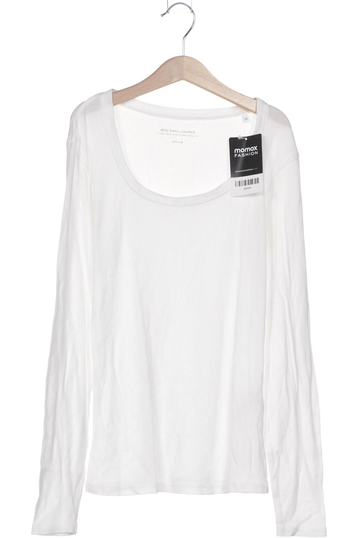 

Opus Damen Langarmshirt, weiß, Gr. 36