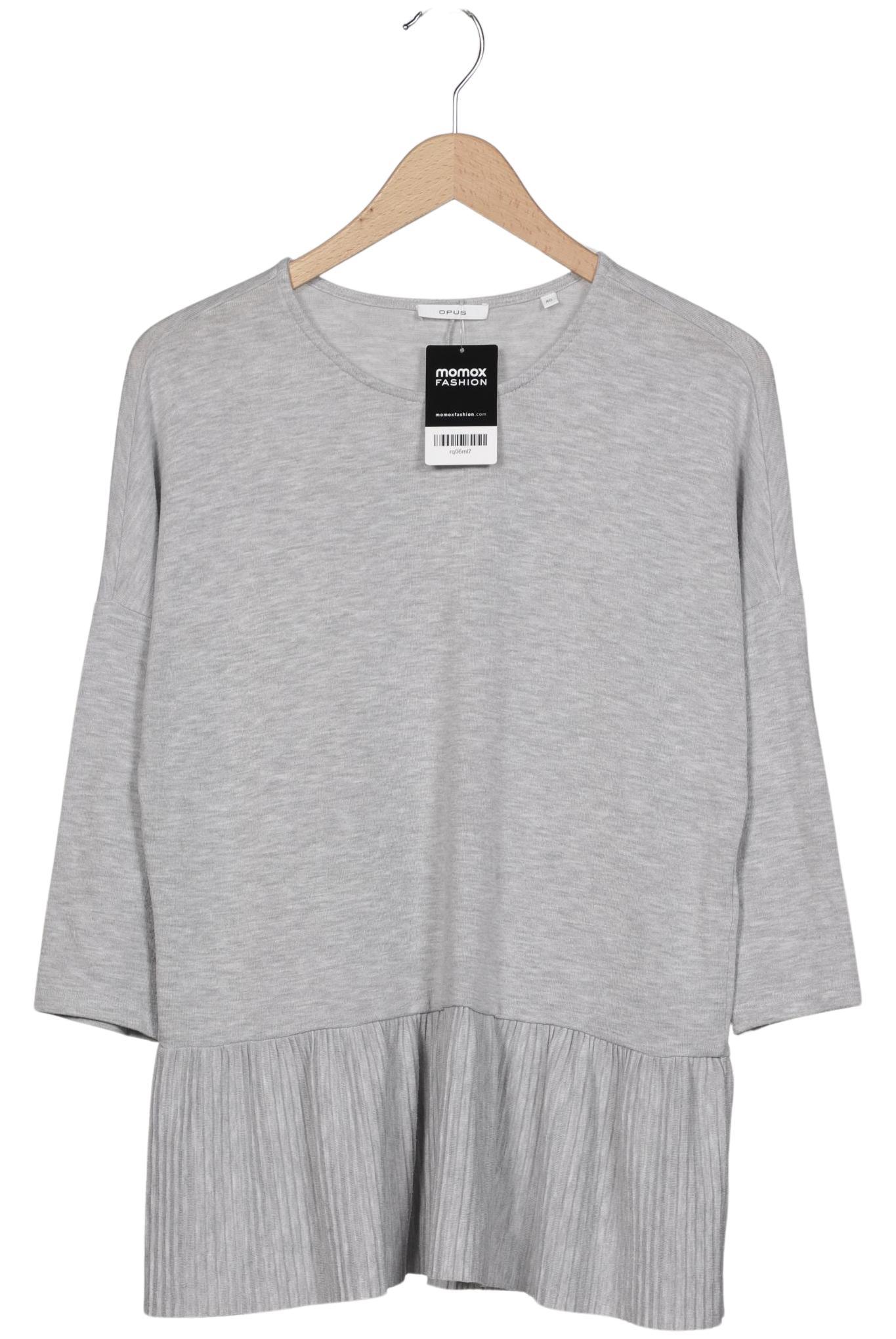 

Opus Damen Langarmshirt, grau, Gr. 40