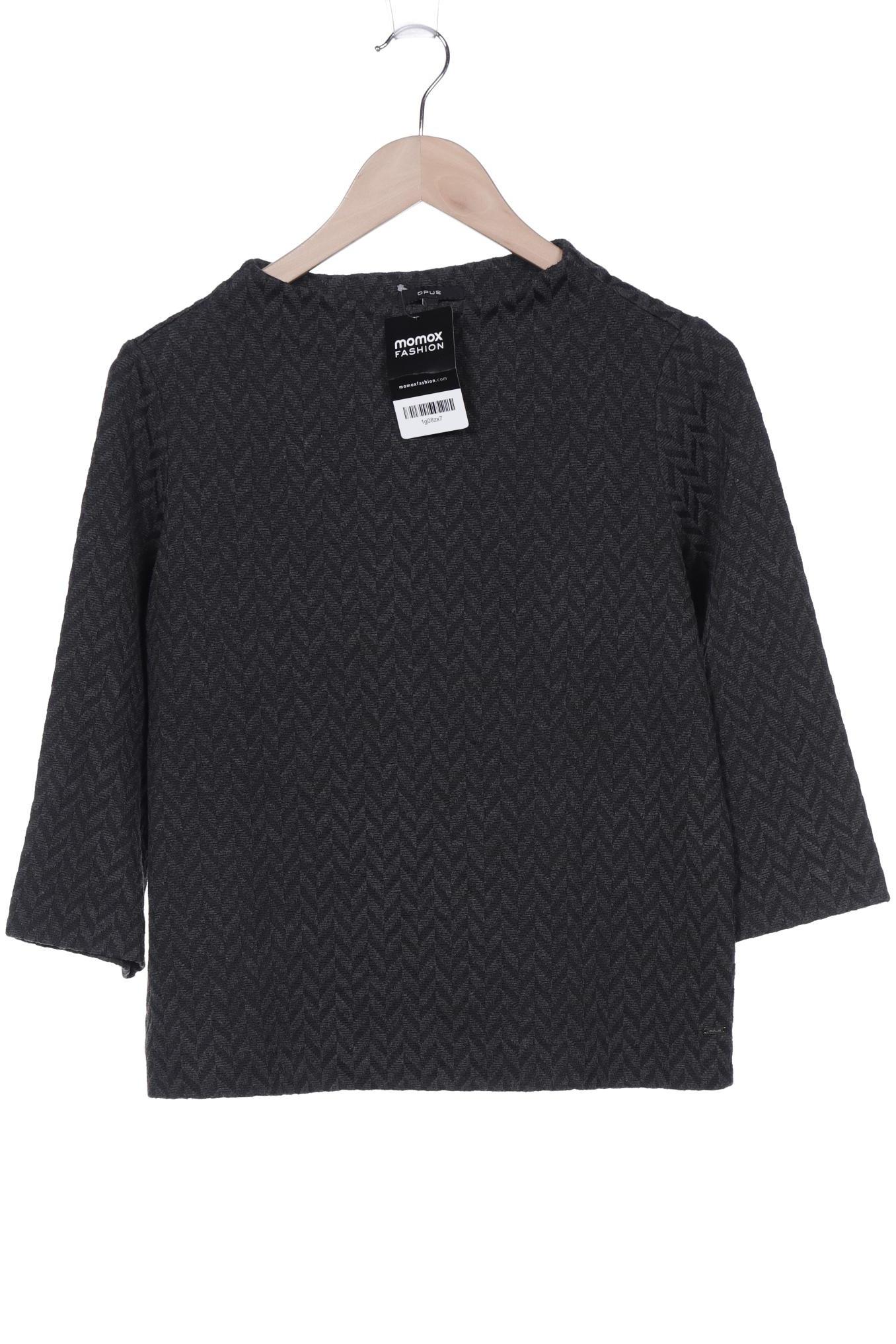 

Opus Damen Langarmshirt, grau, Gr. 38