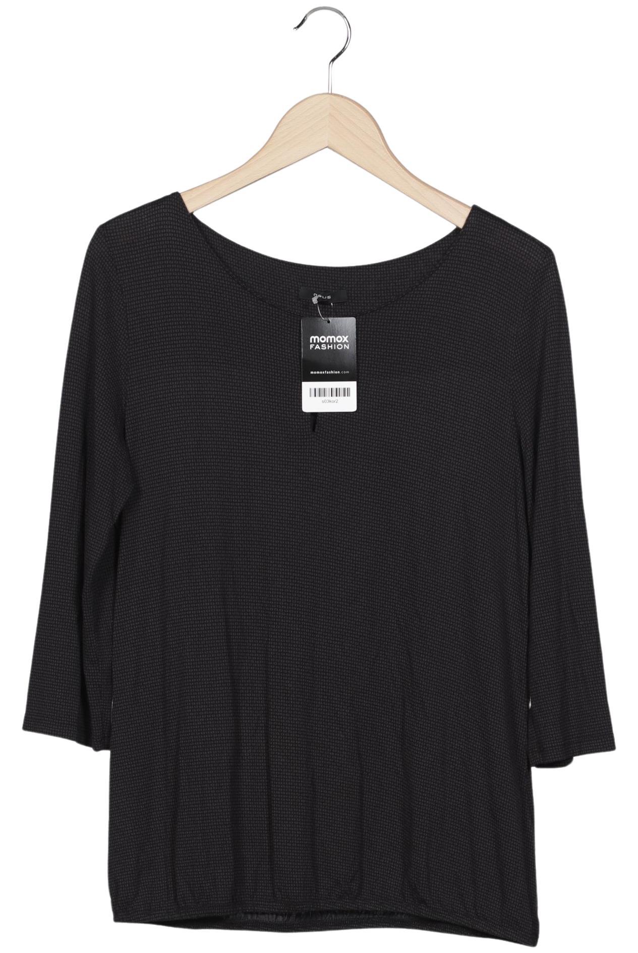 

Opus Damen Langarmshirt, schwarz, Gr. 38