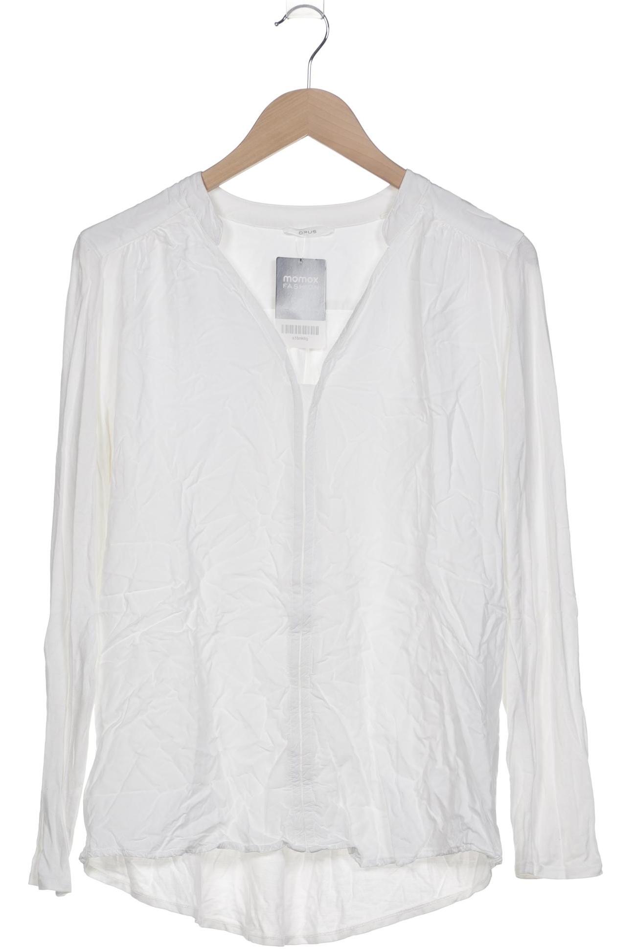 

Opus Damen Langarmshirt, weiß, Gr. 44