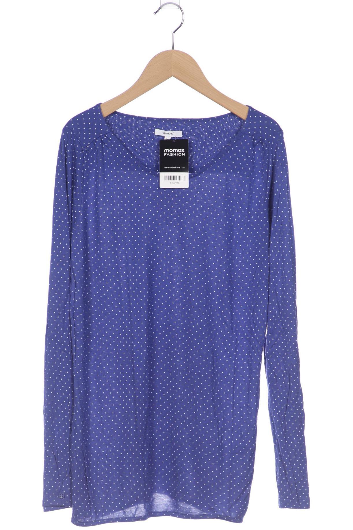 

Opus Damen Langarmshirt, blau, Gr. 38