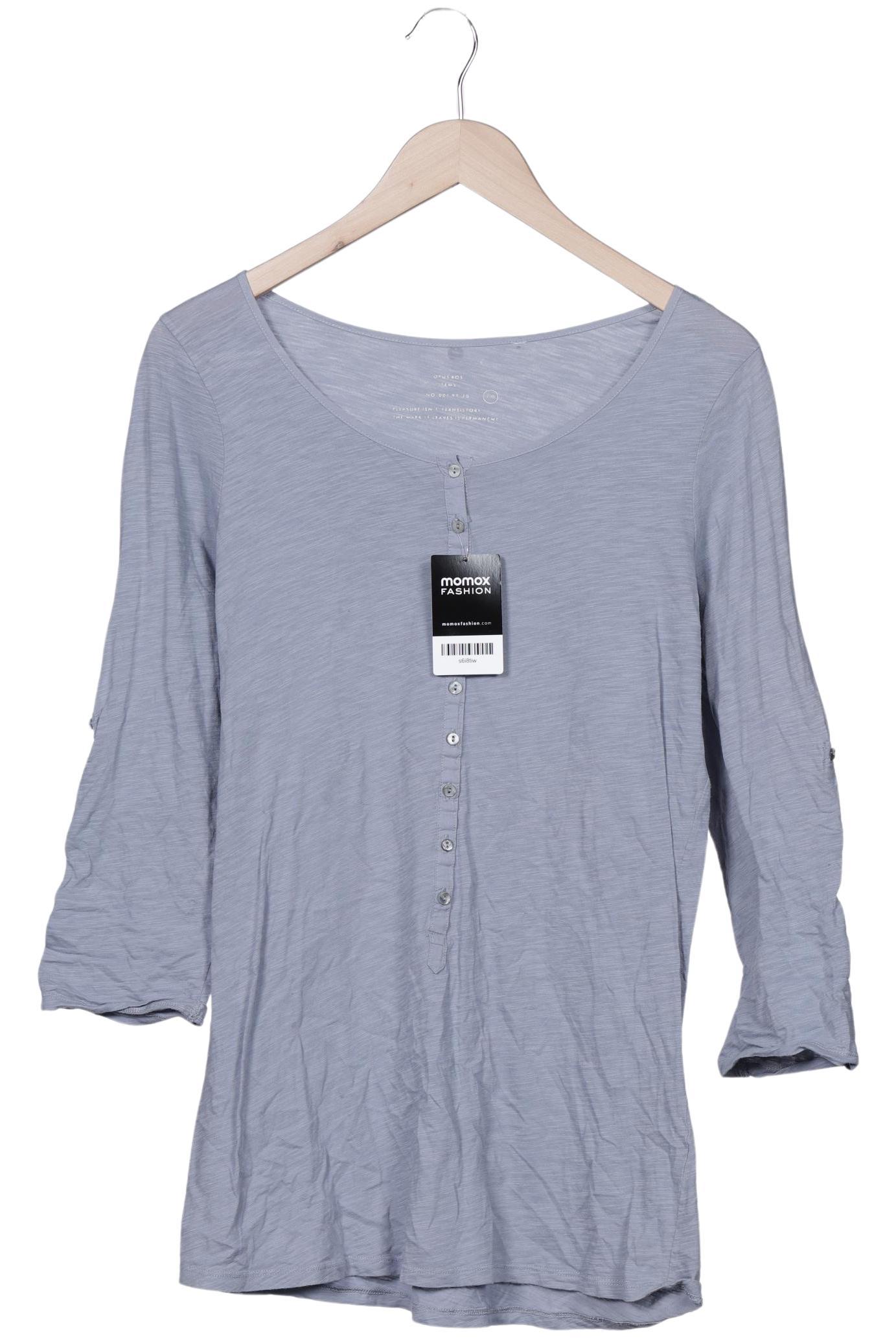 

Opus Damen Langarmshirt, hellblau, Gr. 38