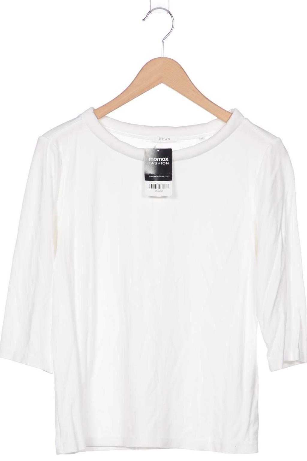

Opus Damen Langarmshirt, weiß, Gr. 40
