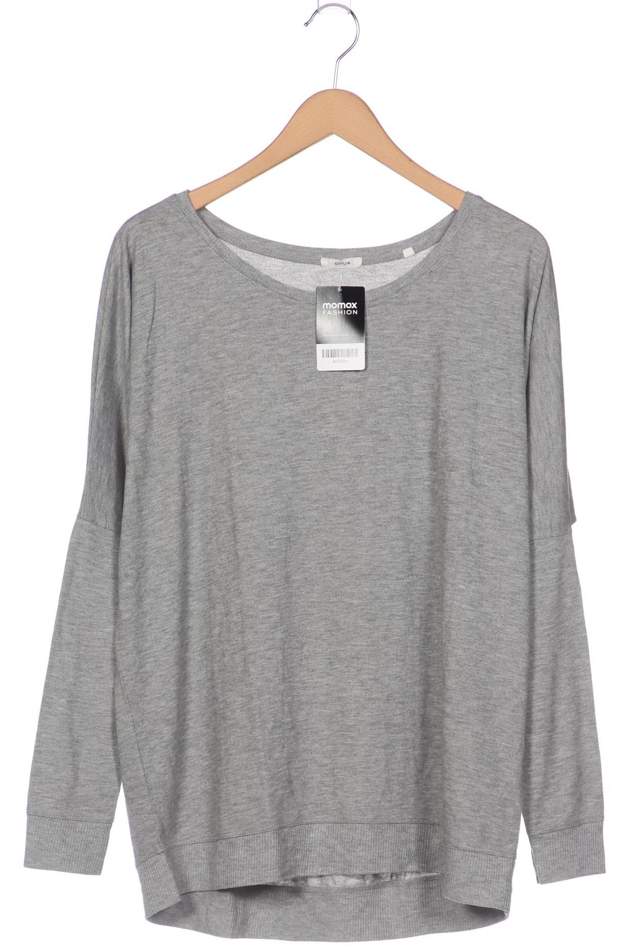 

Opus Damen Langarmshirt, grau, Gr. 42