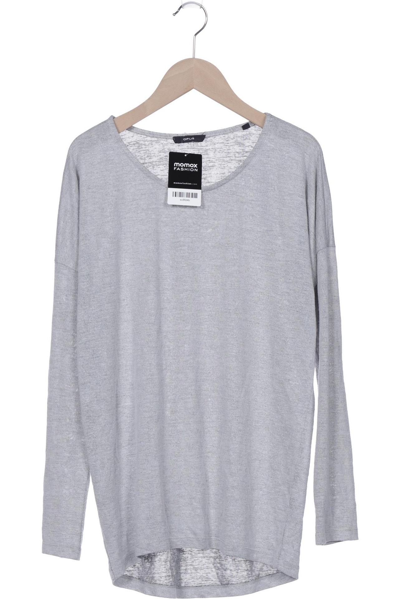 

Opus Damen Langarmshirt, grau, Gr. 38