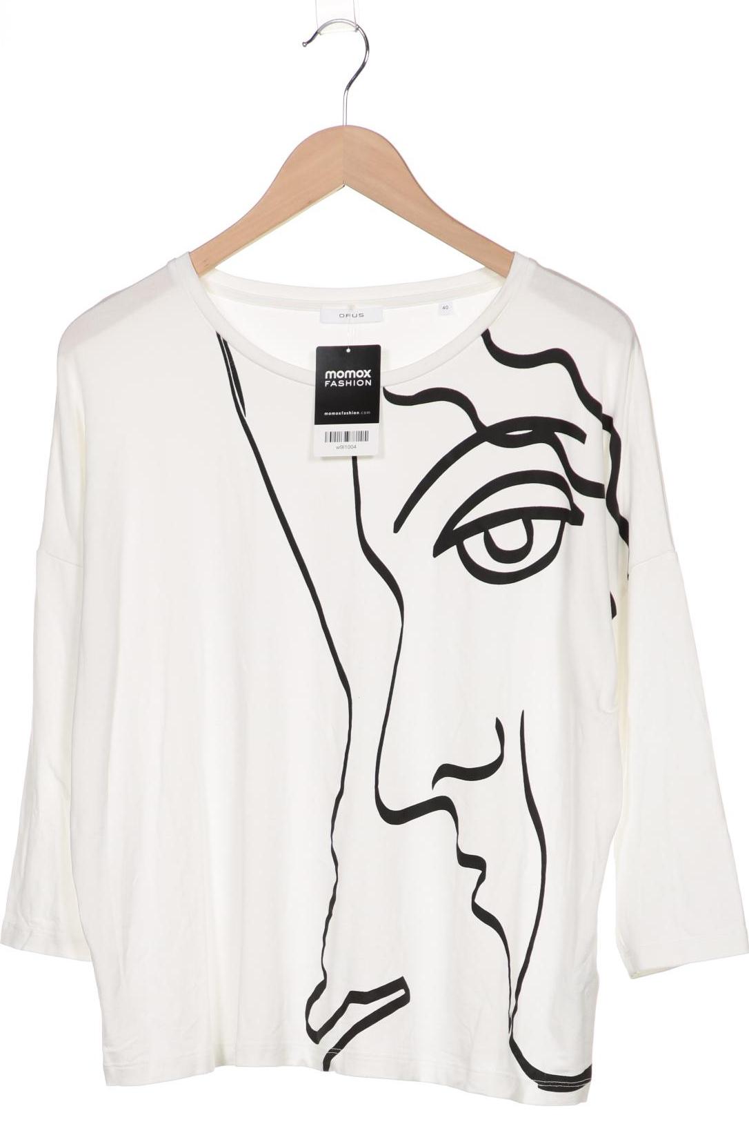 

Opus Damen Langarmshirt, weiß