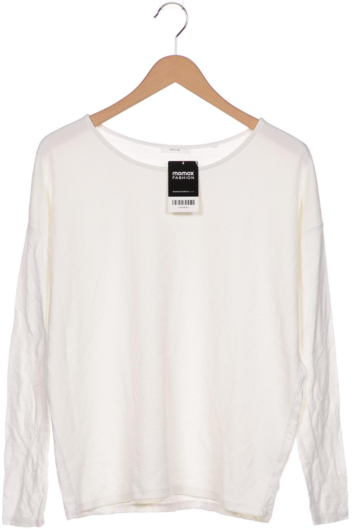 

Opus Damen Langarmshirt, weiß, Gr. 40
