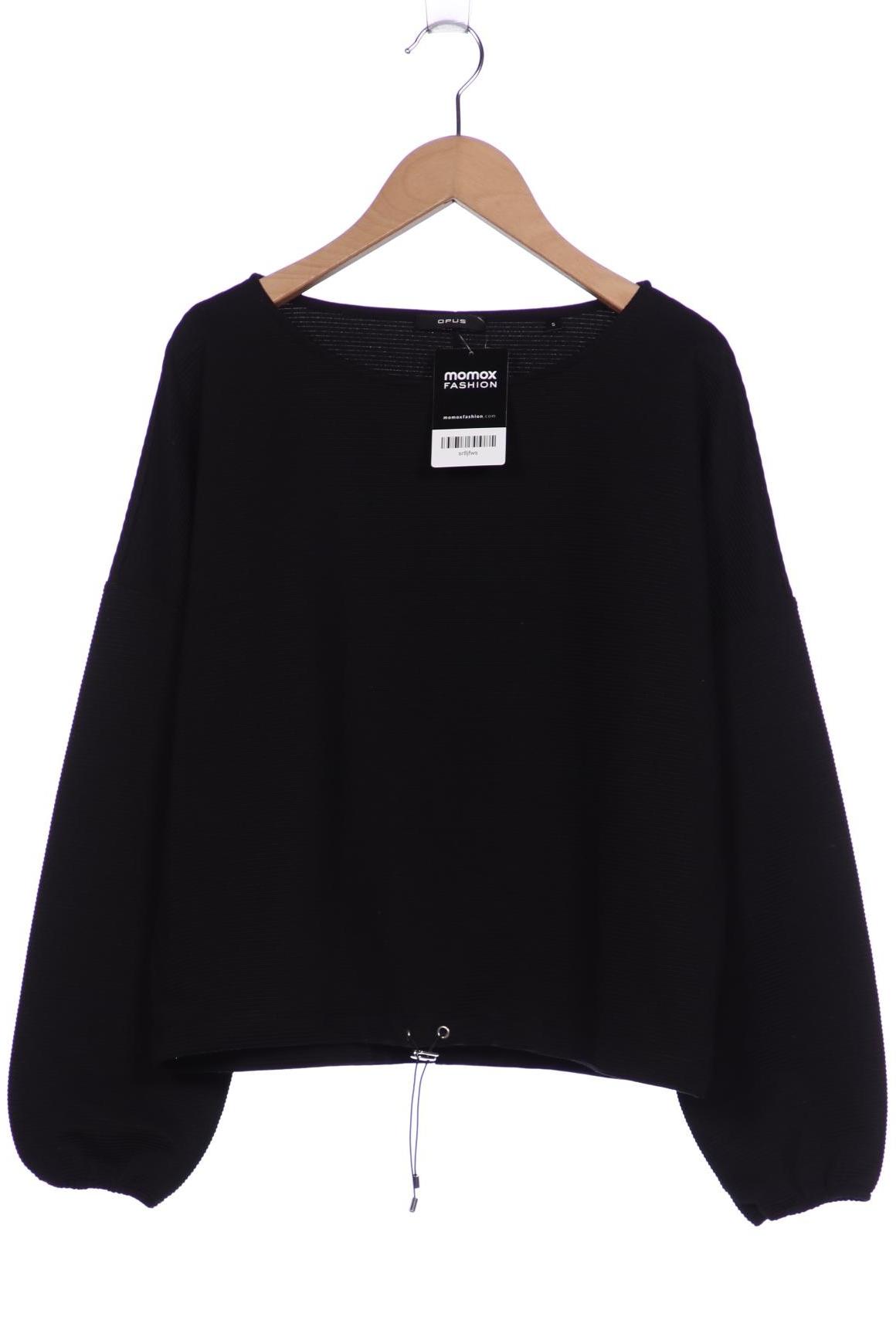 

Opus Damen Langarmshirt, schwarz, Gr. 36