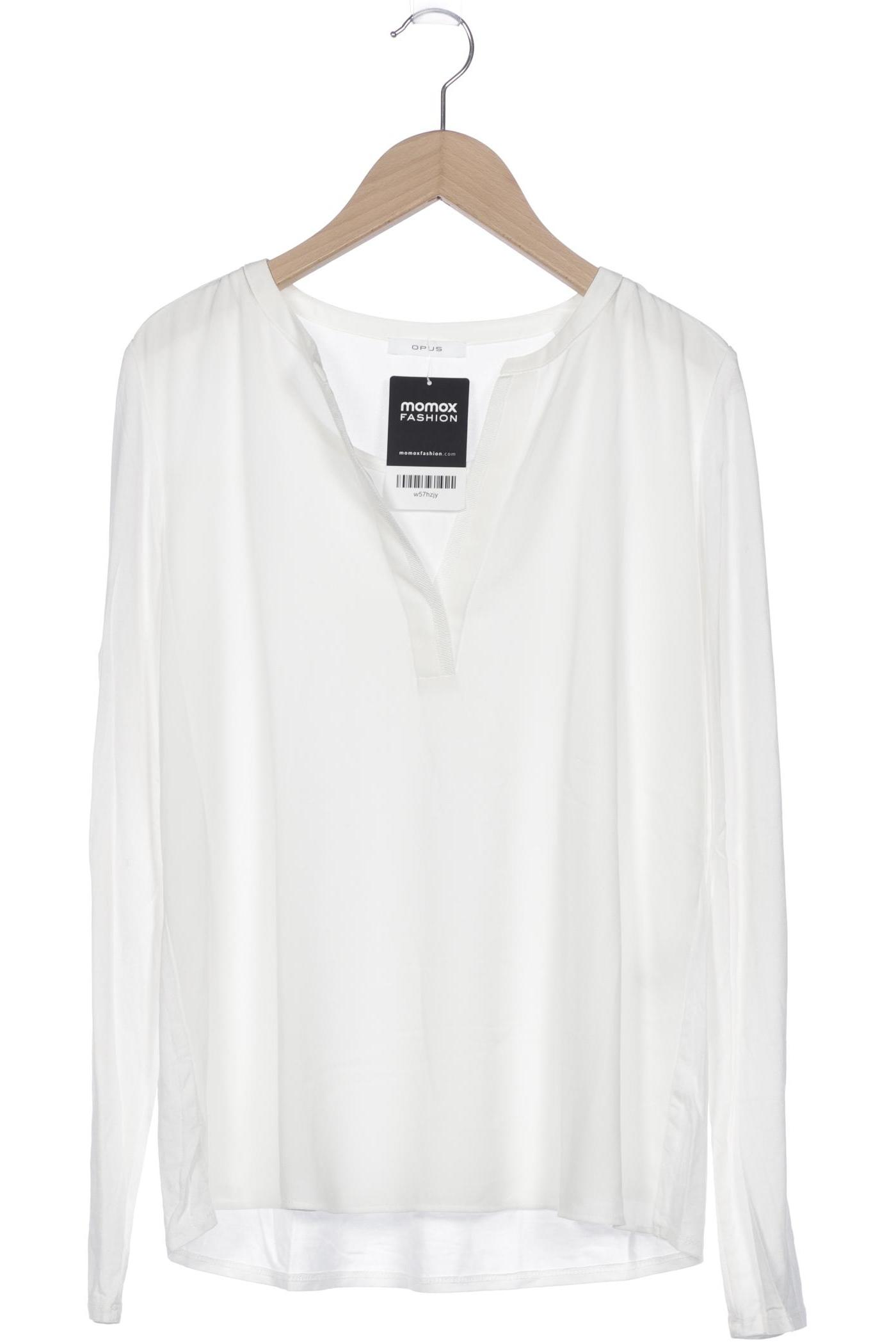 

Opus Damen Langarmshirt, weiß, Gr. 36