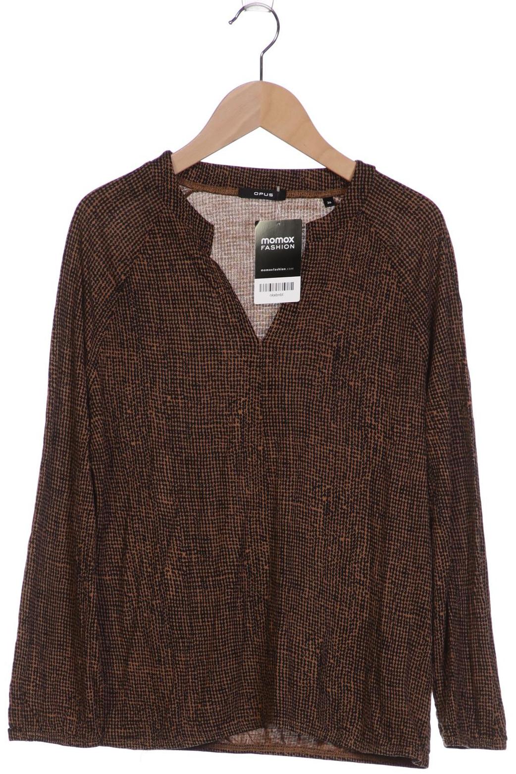 Thumbnail - Opus Damen Langarmshirt, braun, Gr. 36