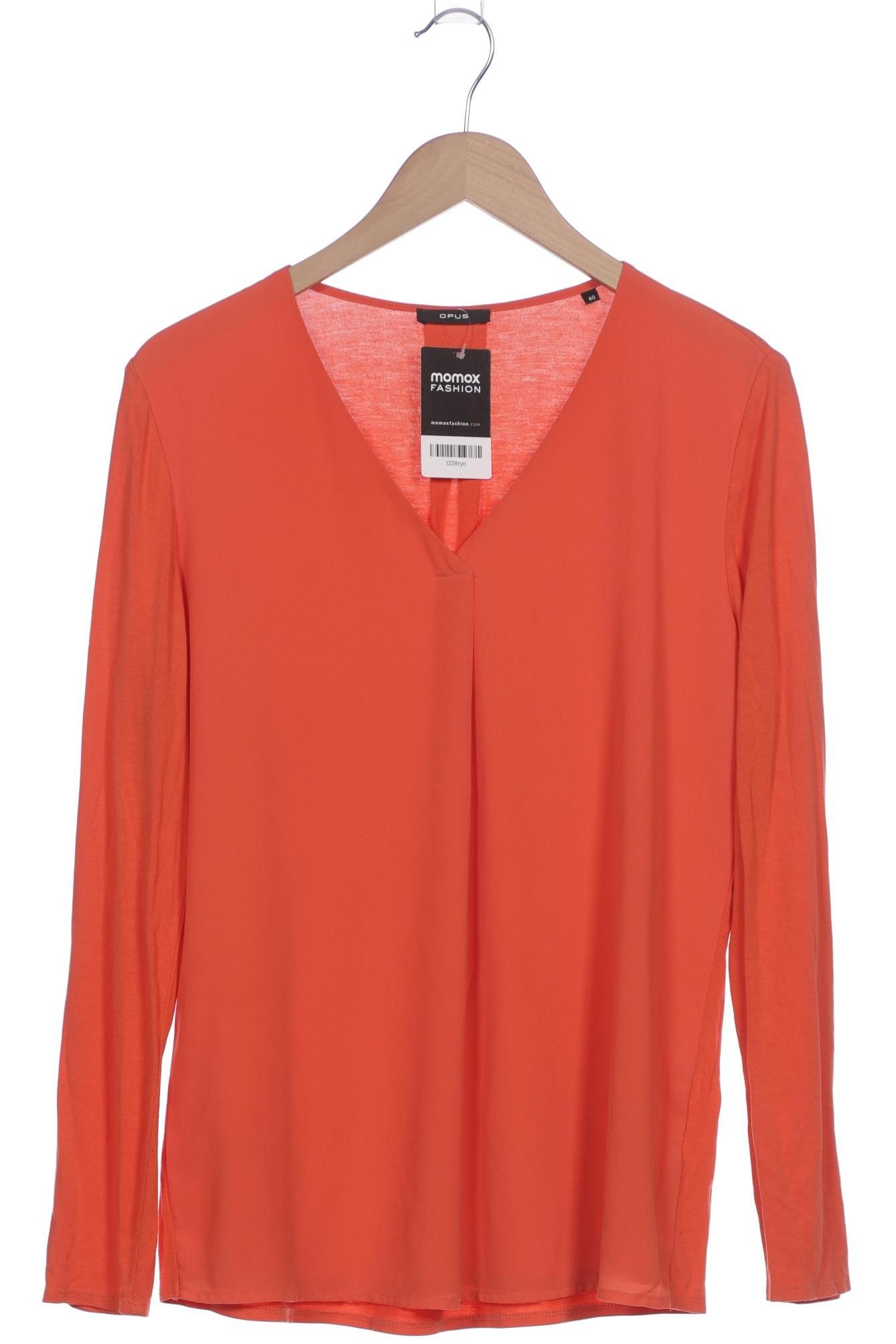 

Opus Damen Langarmshirt, orange, Gr. 40
