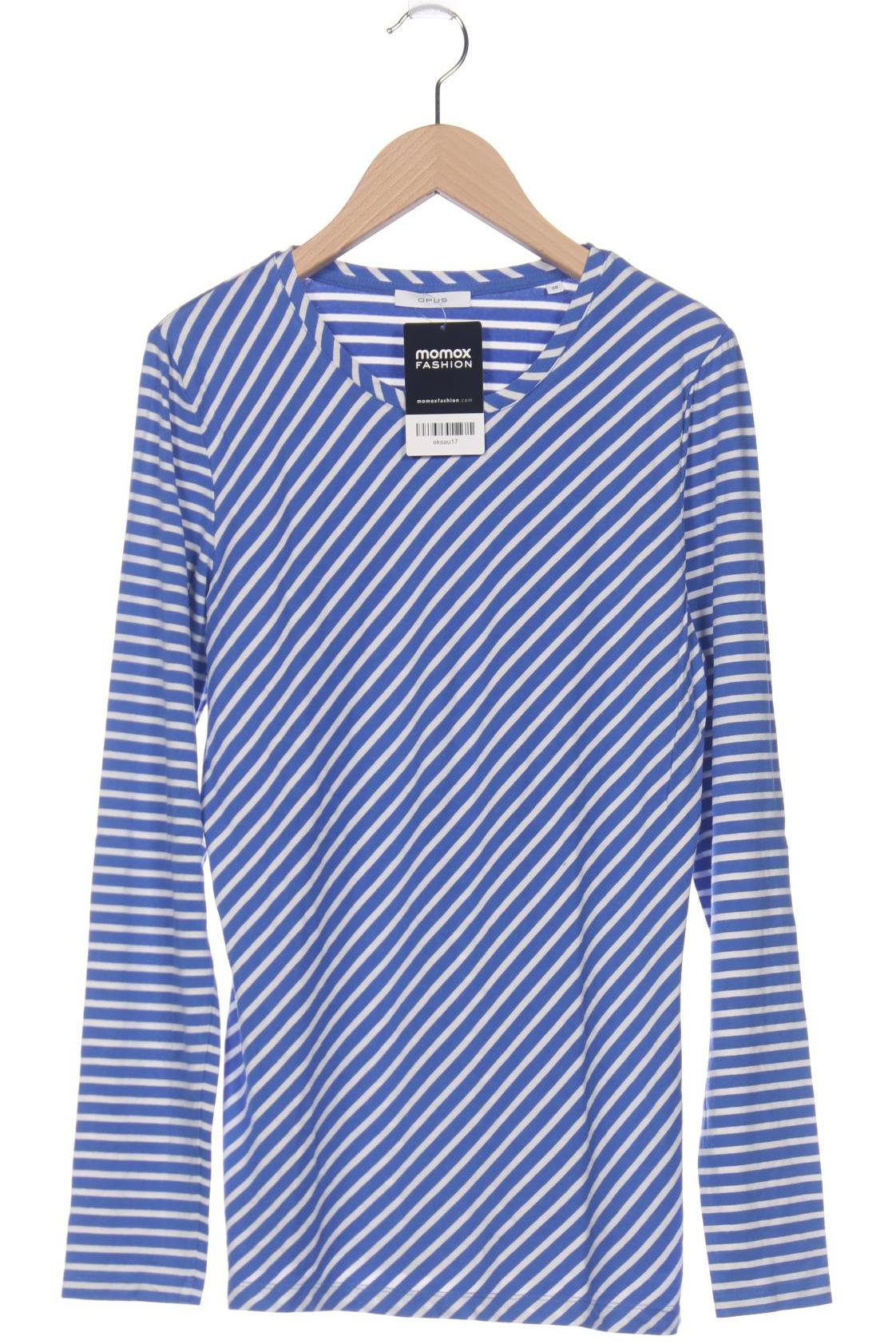 

Opus Damen Langarmshirt, blau, Gr. 38