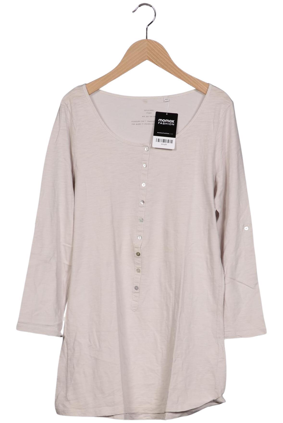 

Opus Damen Langarmshirt, beige, Gr. 42