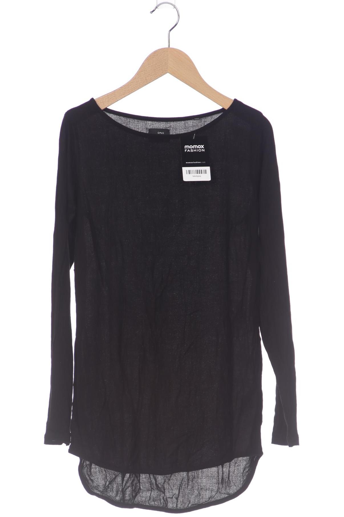

Opus Damen Langarmshirt, schwarz, Gr. 36
