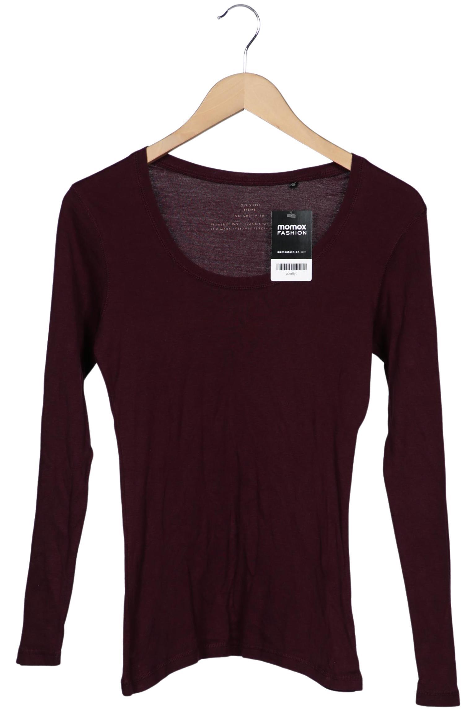 

Opus Damen Langarmshirt, bordeaux, Gr. 40