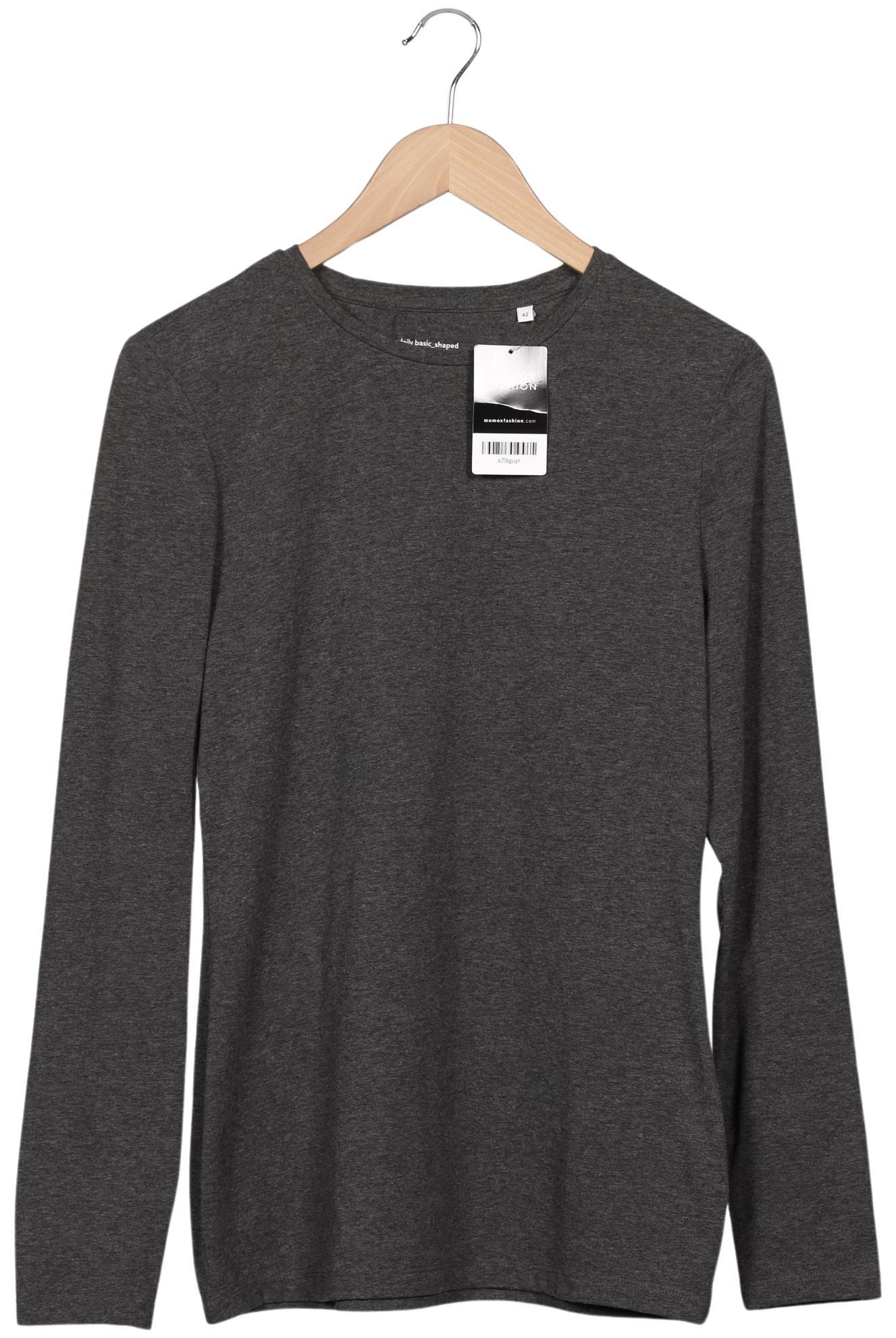 

Opus Damen Langarmshirt, grau, Gr. 42