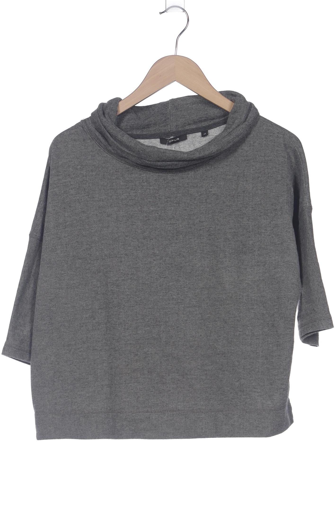 

Opus Damen Langarmshirt, grau, Gr. 40