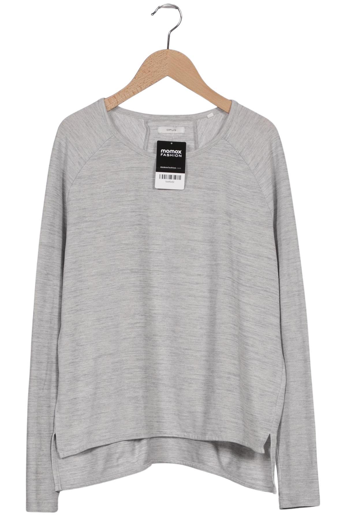 

Opus Damen Langarmshirt, grau, Gr. 36