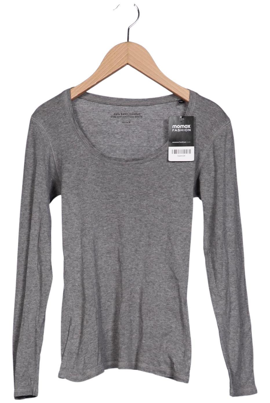 

Opus Damen Langarmshirt, grau, Gr. 36
