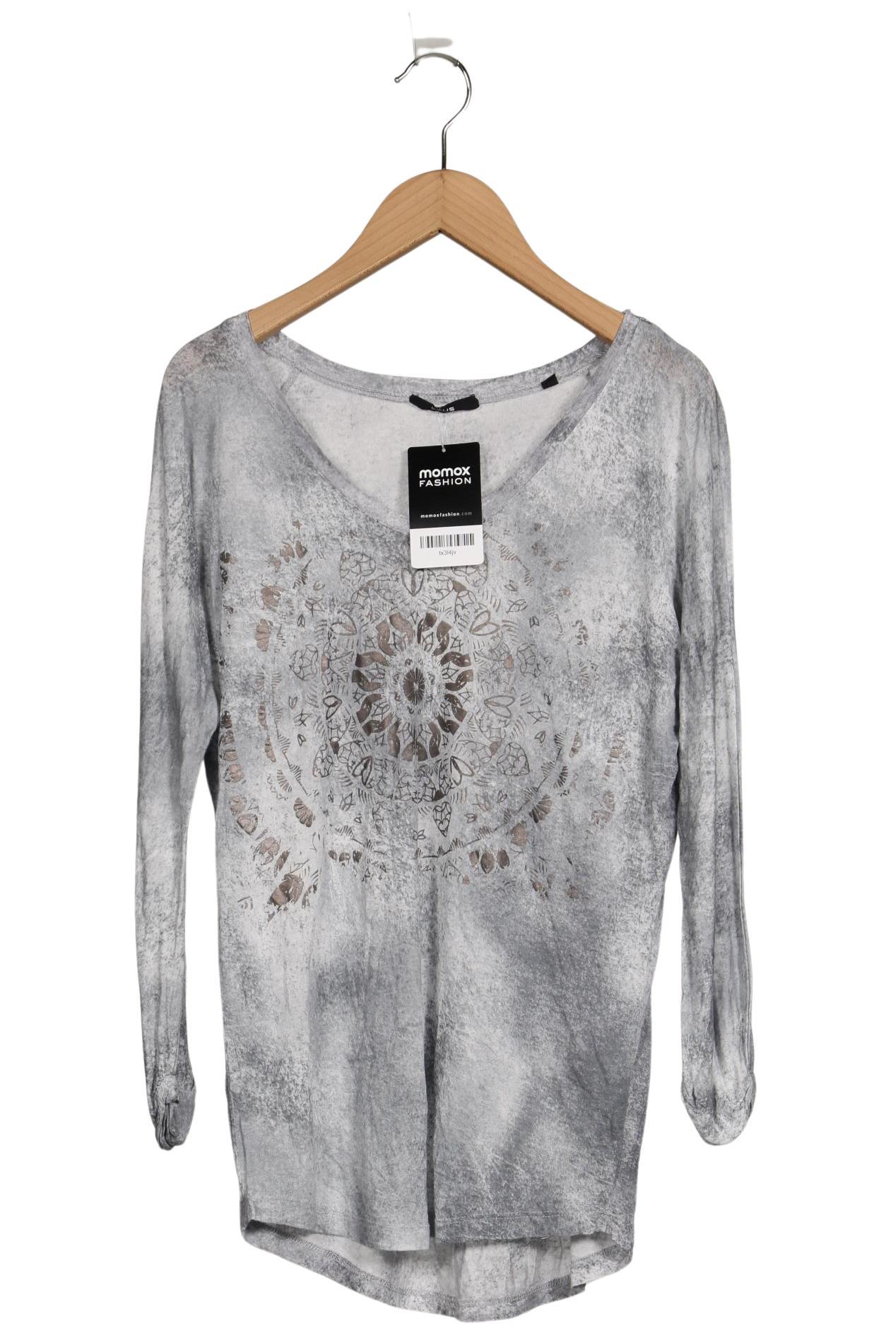 

Opus Damen Langarmshirt, grau, Gr. 36