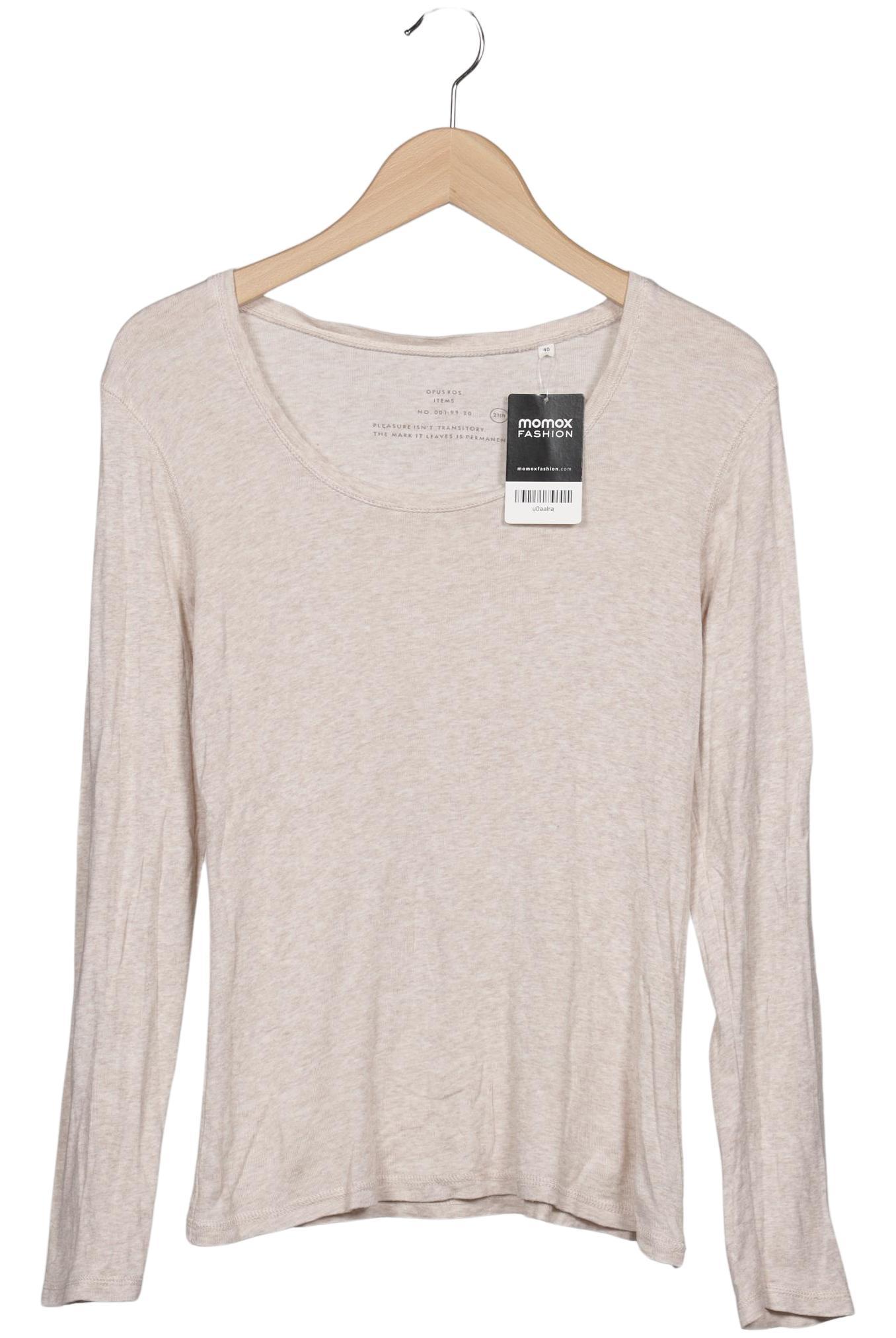 

Opus Damen Langarmshirt, beige, Gr. 40