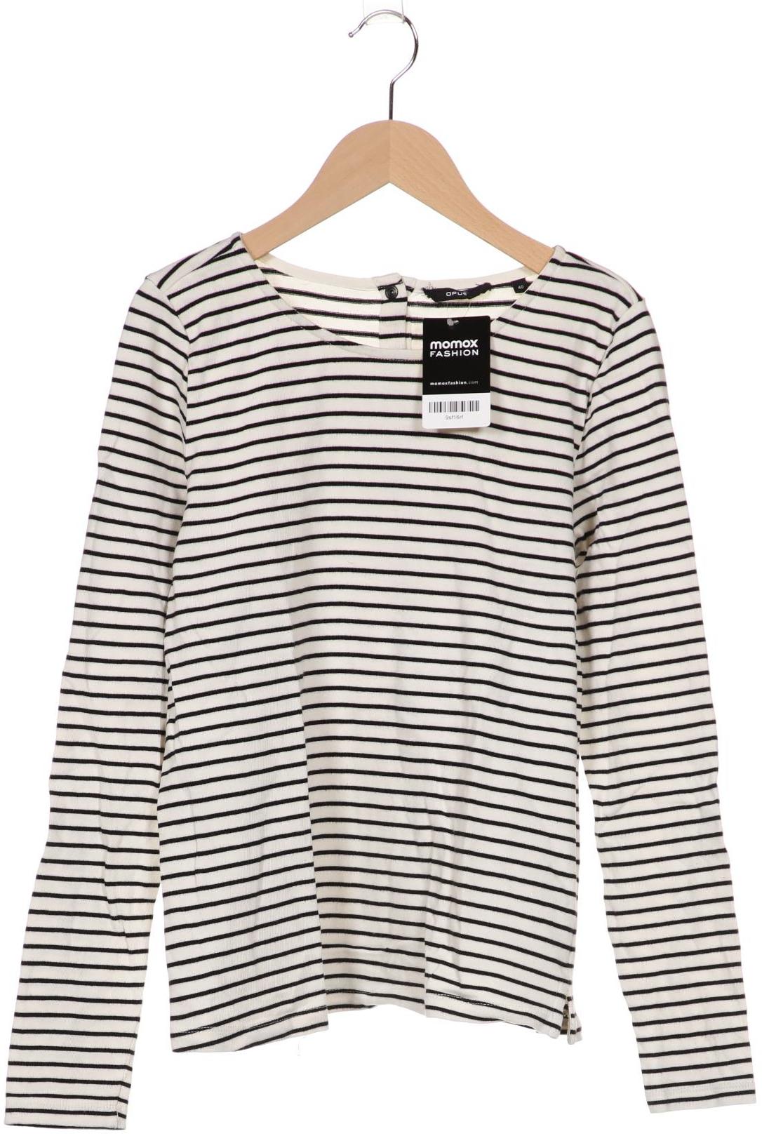 

Opus Damen Langarmshirt, weiß, Gr. 40