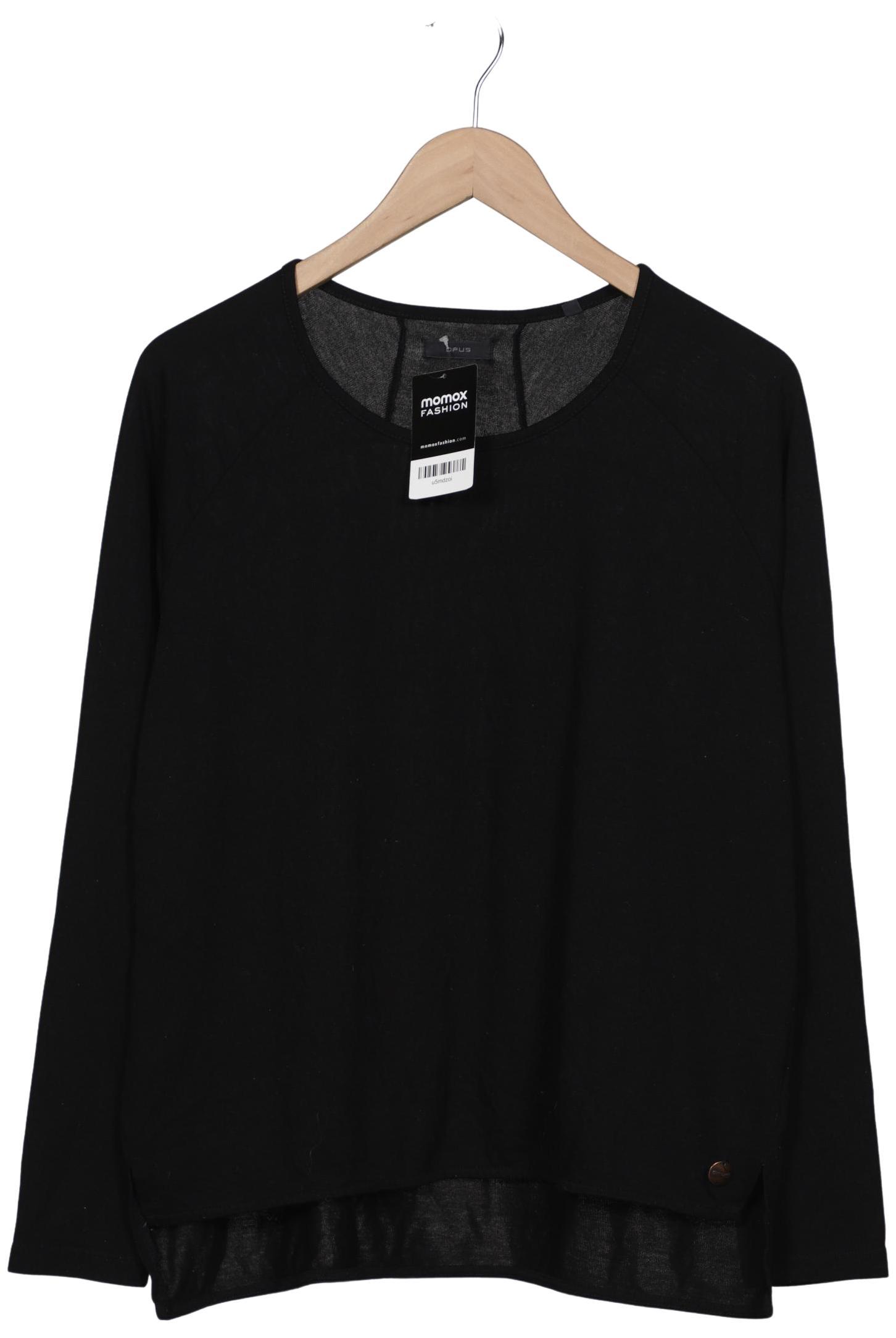 

Opus Damen Langarmshirt, schwarz, Gr. 40