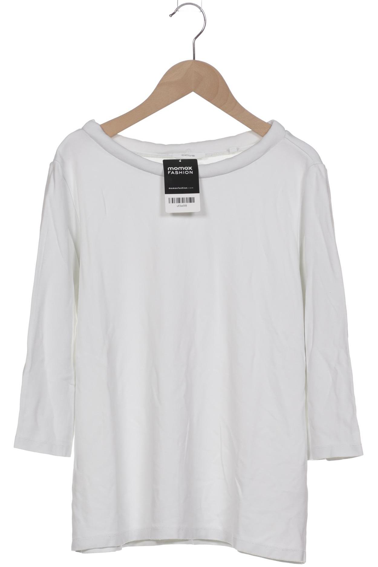 

Opus Damen Langarmshirt, weiß, Gr. 40