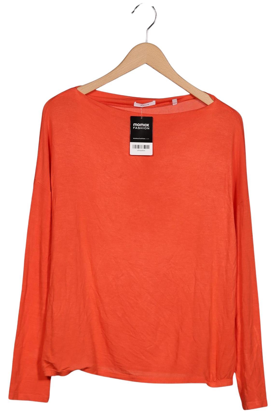 

Opus Damen Langarmshirt, orange, Gr. 40