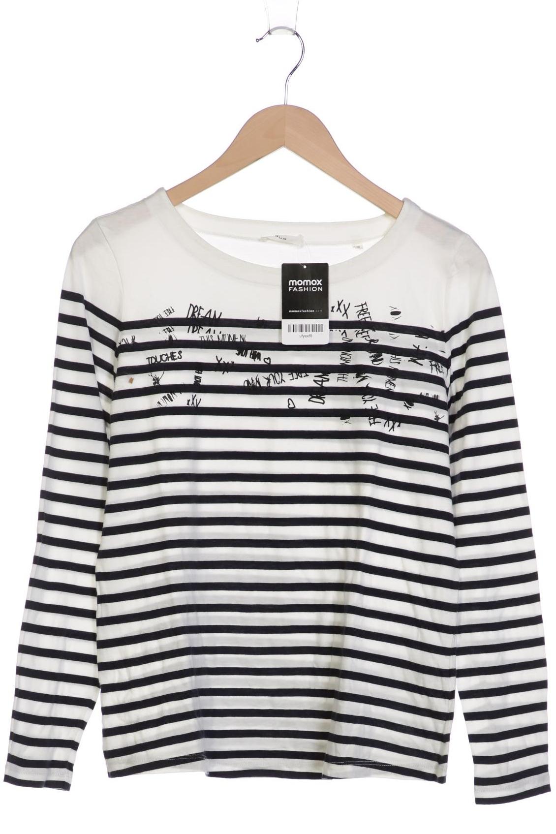 

Opus Damen Langarmshirt, weiß, Gr. 40
