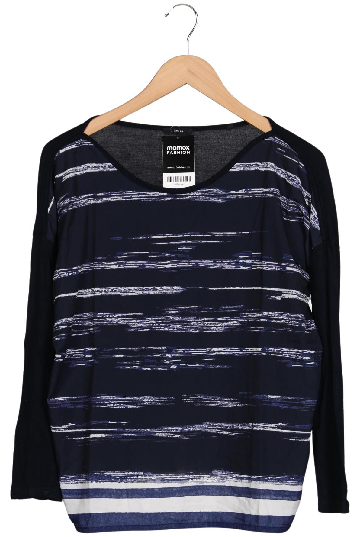 

Opus Damen Langarmshirt, marineblau, Gr. 38