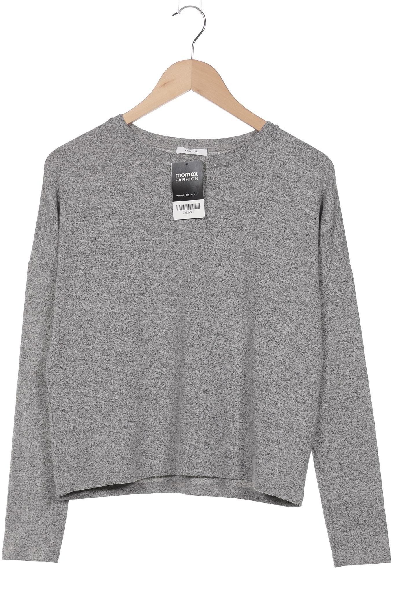 

Opus Damen Langarmshirt, grau, Gr. 36