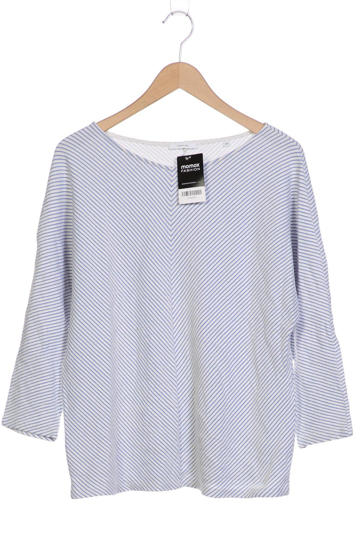 

Opus Damen Langarmshirt, weiß, Gr. 40