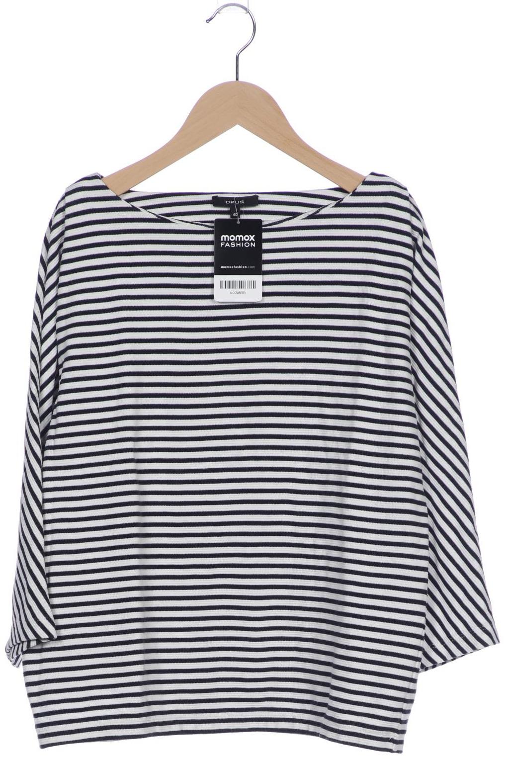 

Opus Damen Langarmshirt, weiß, Gr. 40