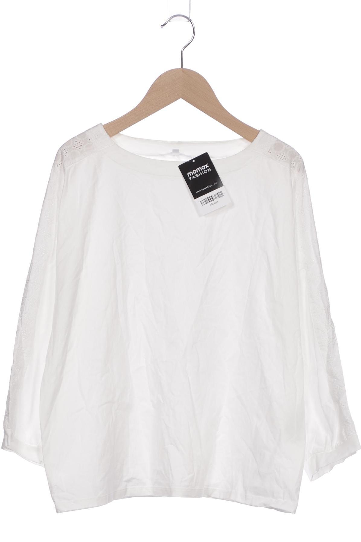 

Opus Damen Langarmshirt, weiß, Gr. 36