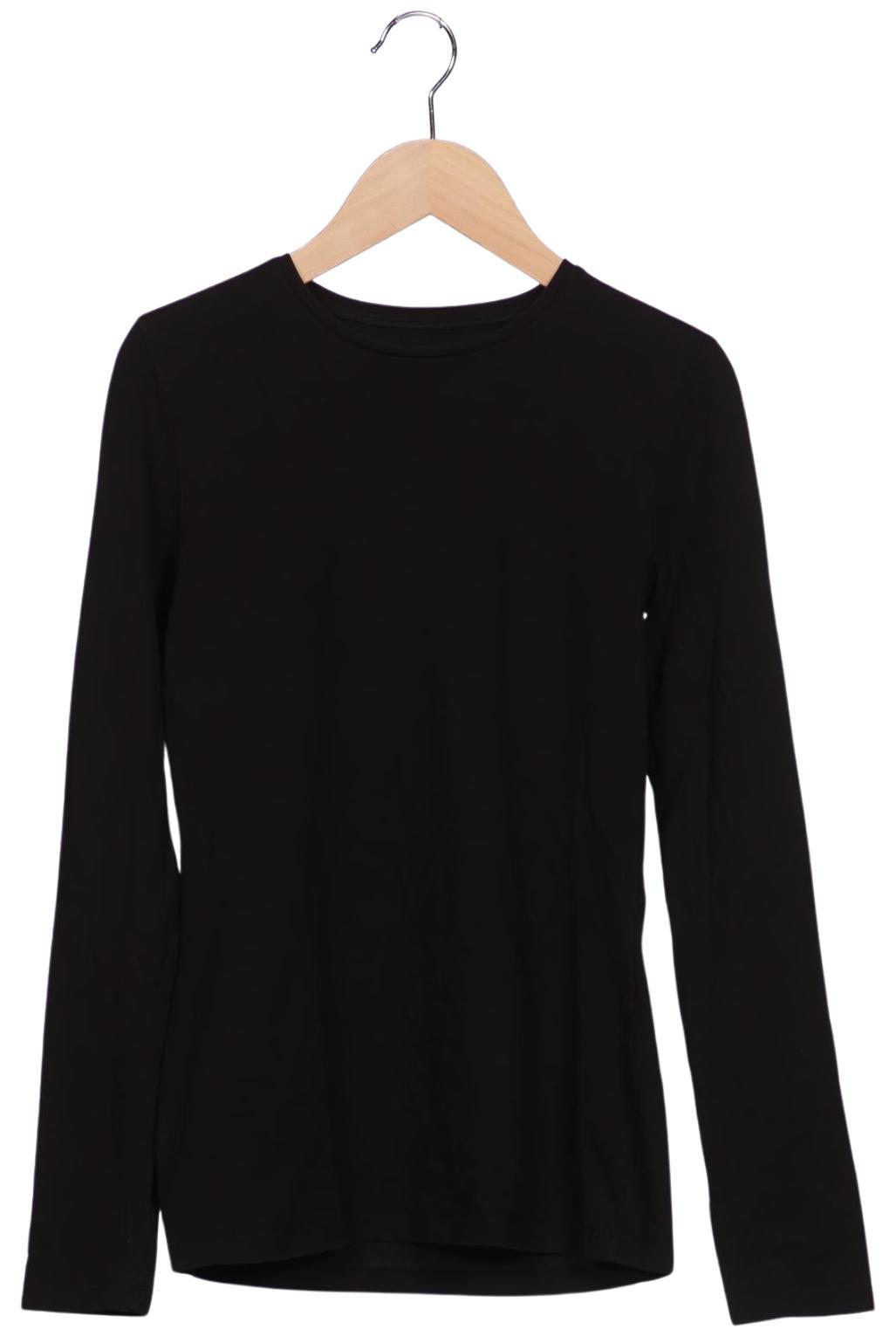 

Opus Damen Langarmshirt, schwarz, Gr. 36