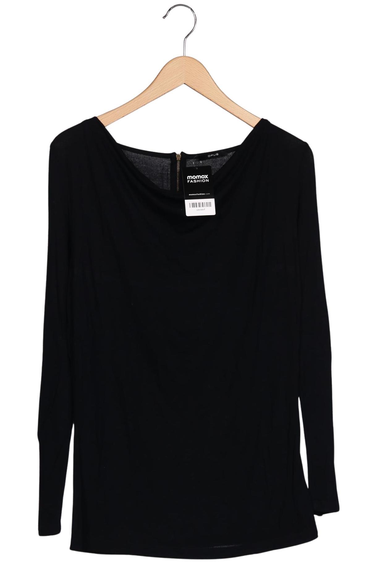 

Opus Damen Langarmshirt, schwarz, Gr. 40