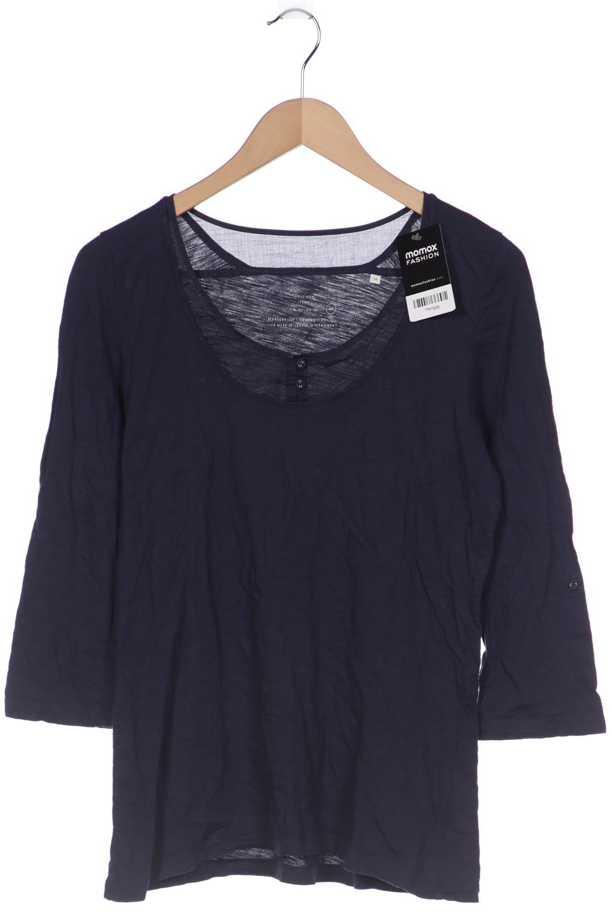 

Opus Damen Langarmshirt, marineblau, Gr. 36