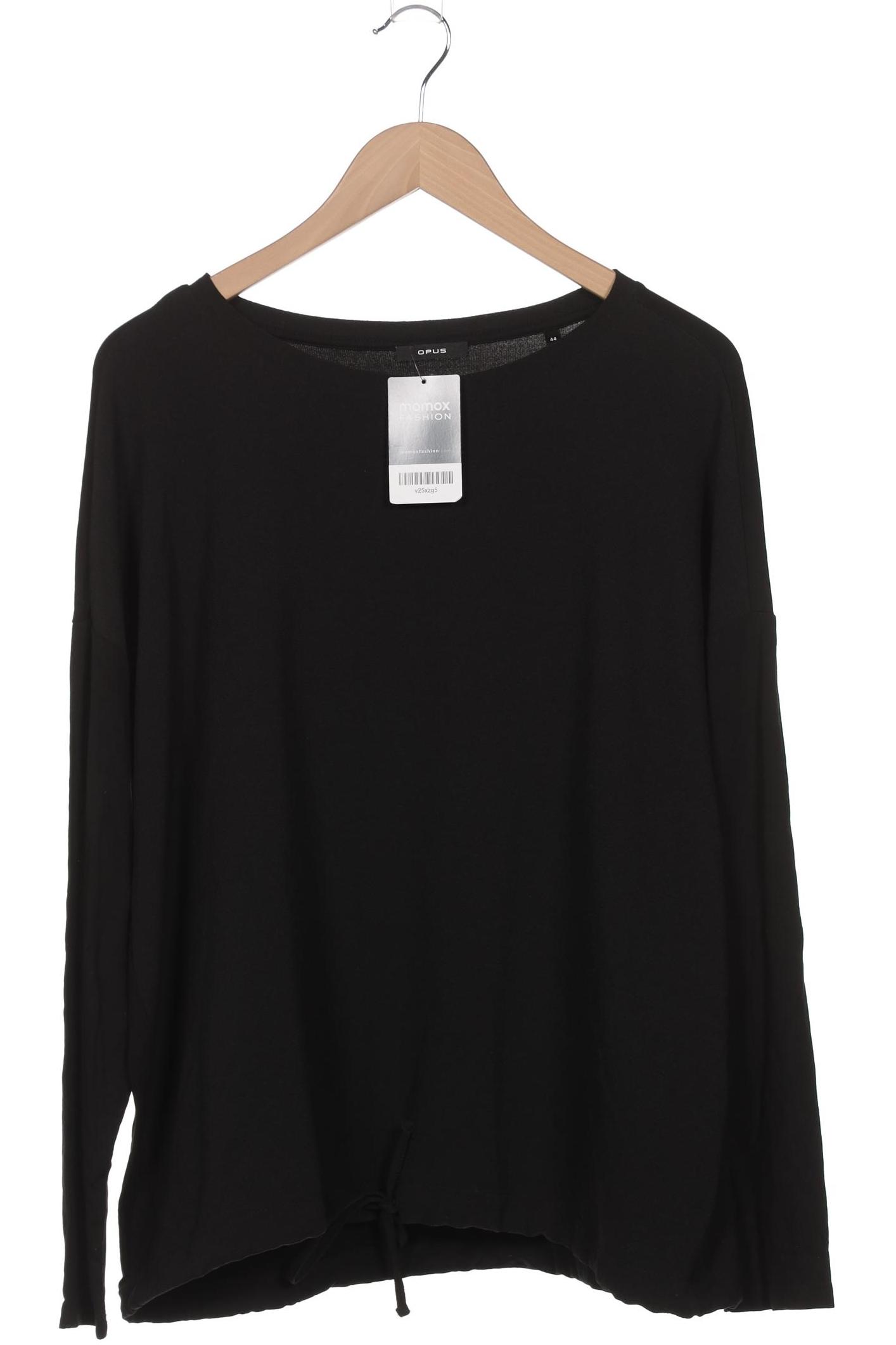 

Opus Damen Langarmshirt, schwarz, Gr. 44