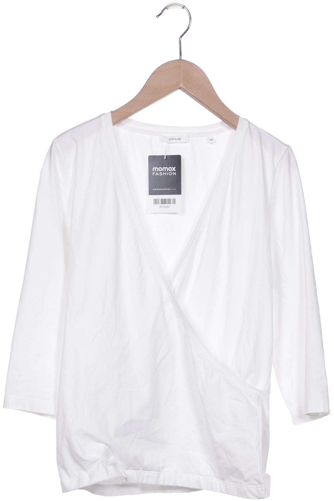 

Opus Damen Langarmshirt, weiß, Gr. 38