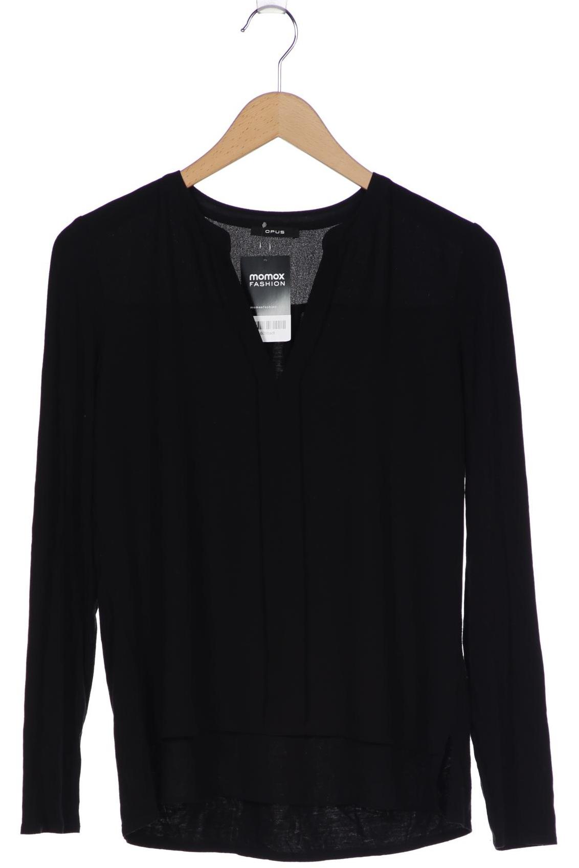 

Opus Damen Langarmshirt, schwarz, Gr. 38