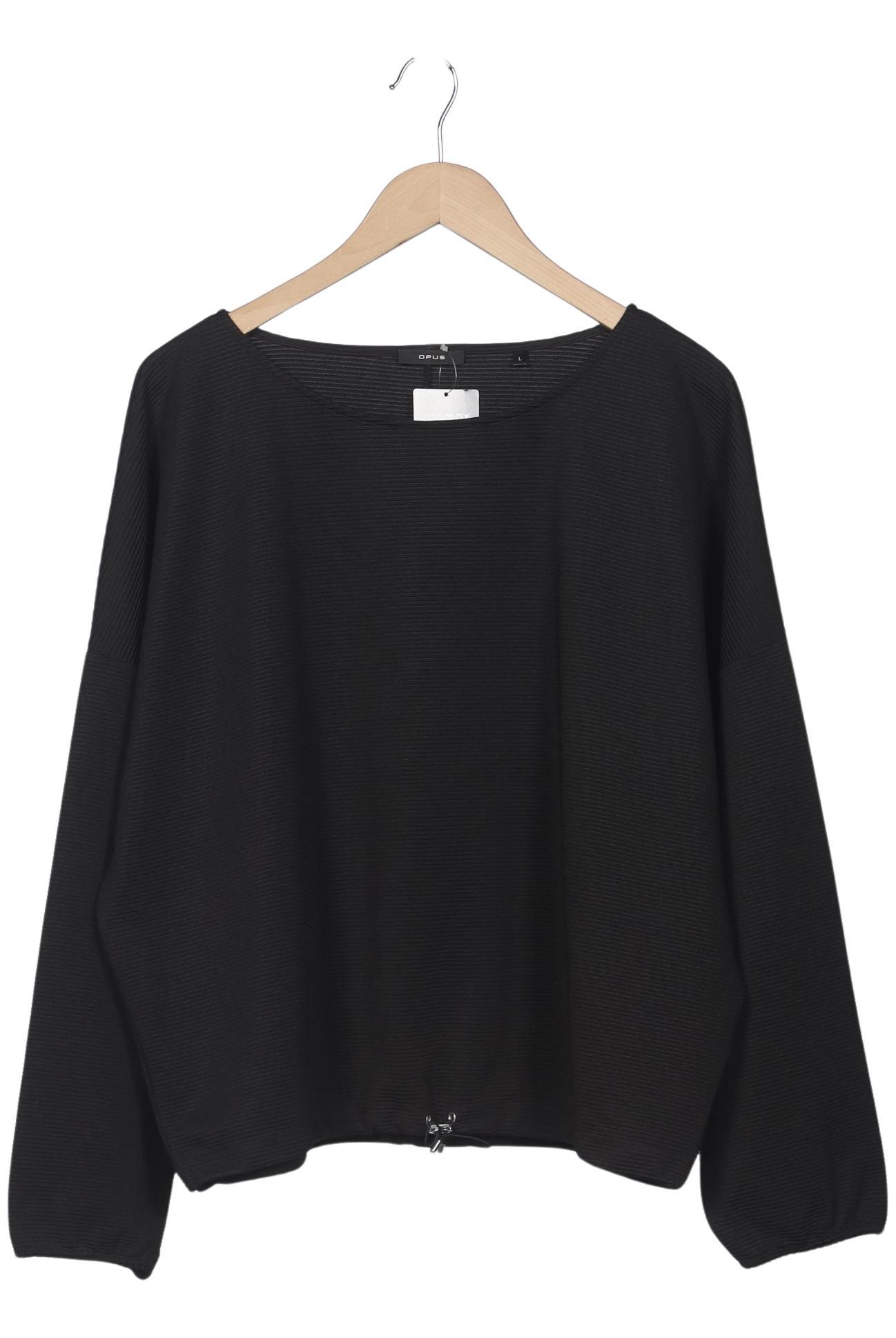 

Opus Damen Langarmshirt, schwarz, Gr. 42