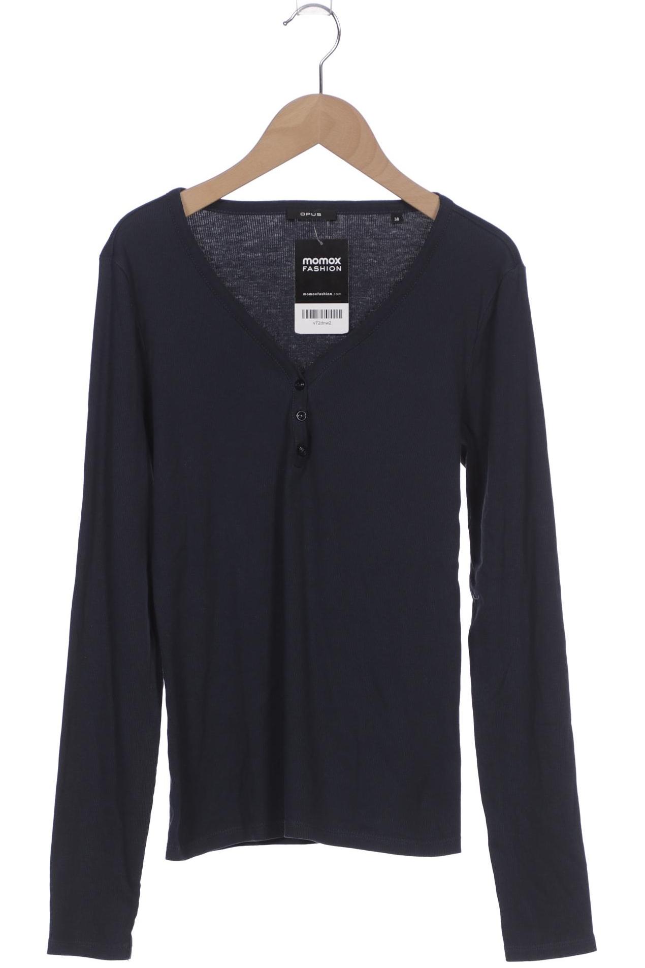 

Opus Damen Langarmshirt, blau, Gr. 38