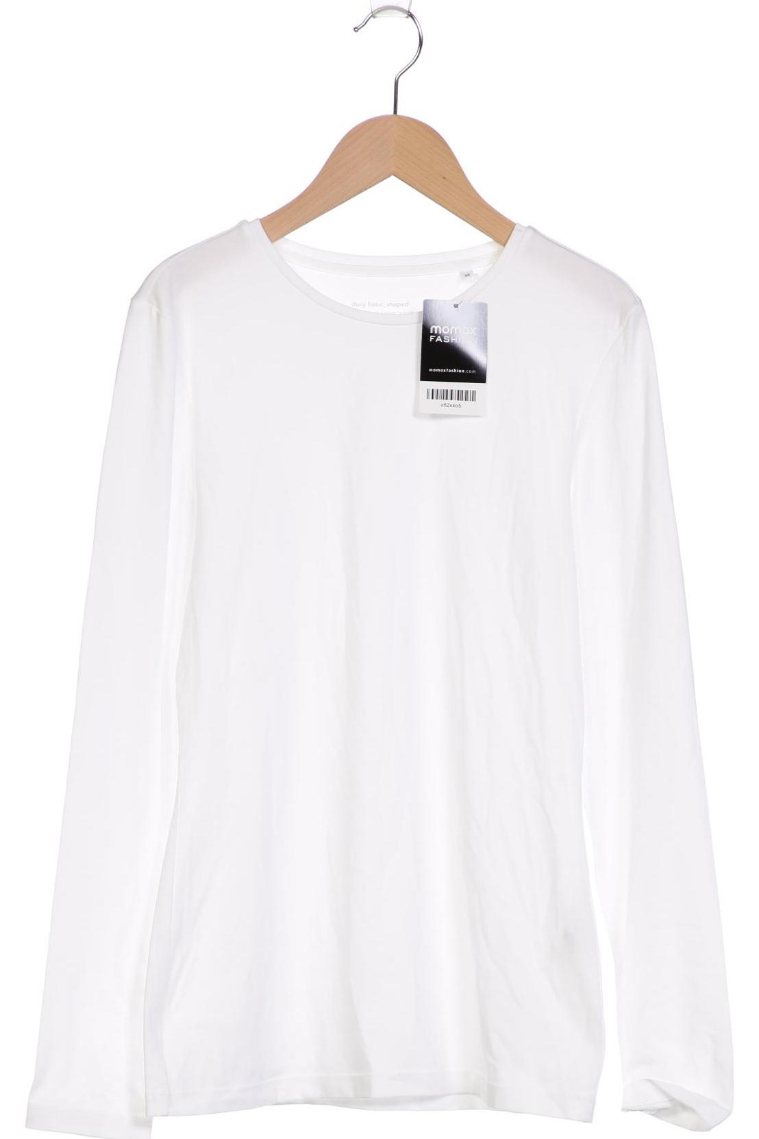 

Opus Damen Langarmshirt, weiß, Gr. 38